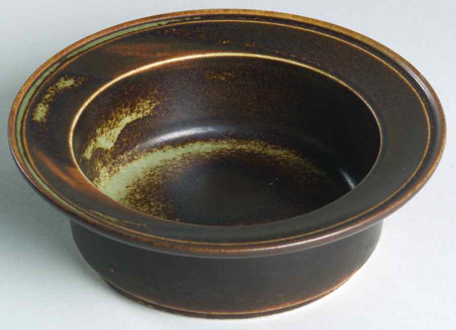 Lava Rim Cereal Bowl by Porsgrund-1
