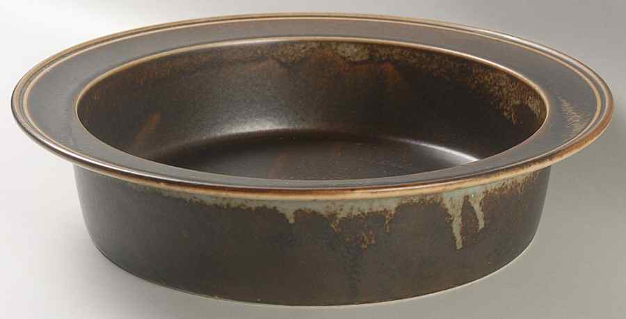 Lava 11" Round Vegetable Bowl by Porsgrund-1