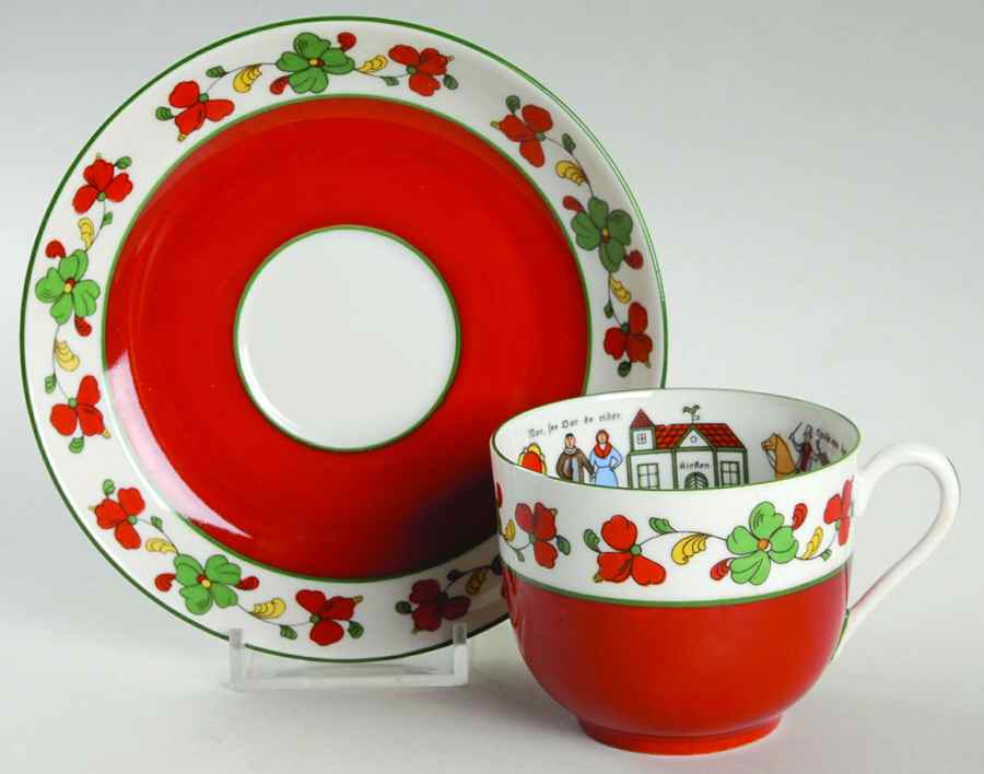 Nordic Flat Demitasse Cup & Saucer Set by Porsgrund-1