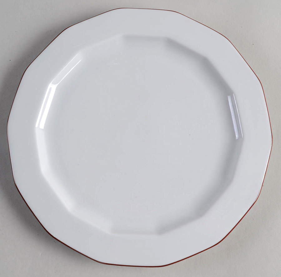 Octavia Red Bread & Butter Plate by Porsgrund-1