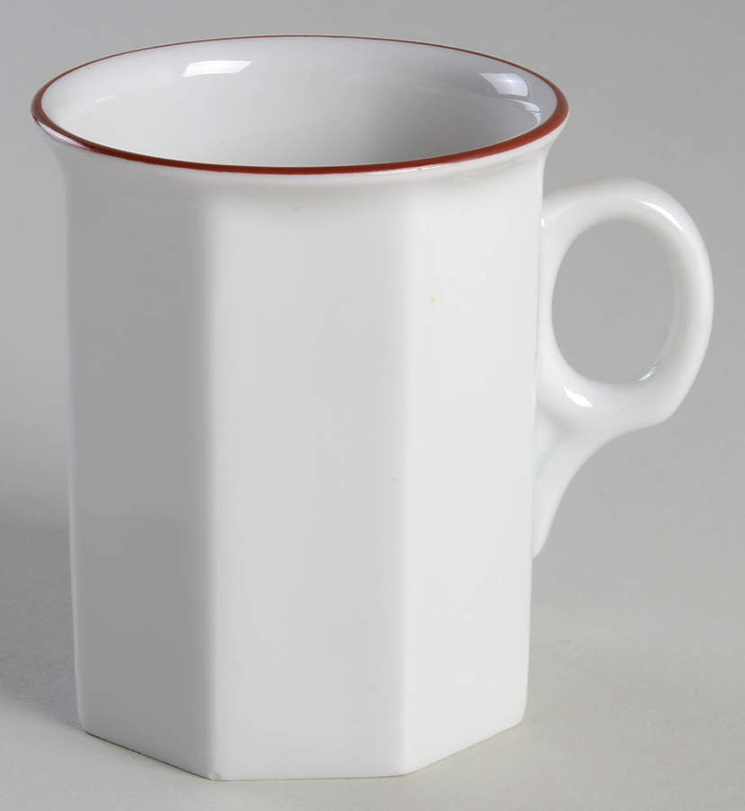 Octavia Red Flat Cup by Porsgrund-1