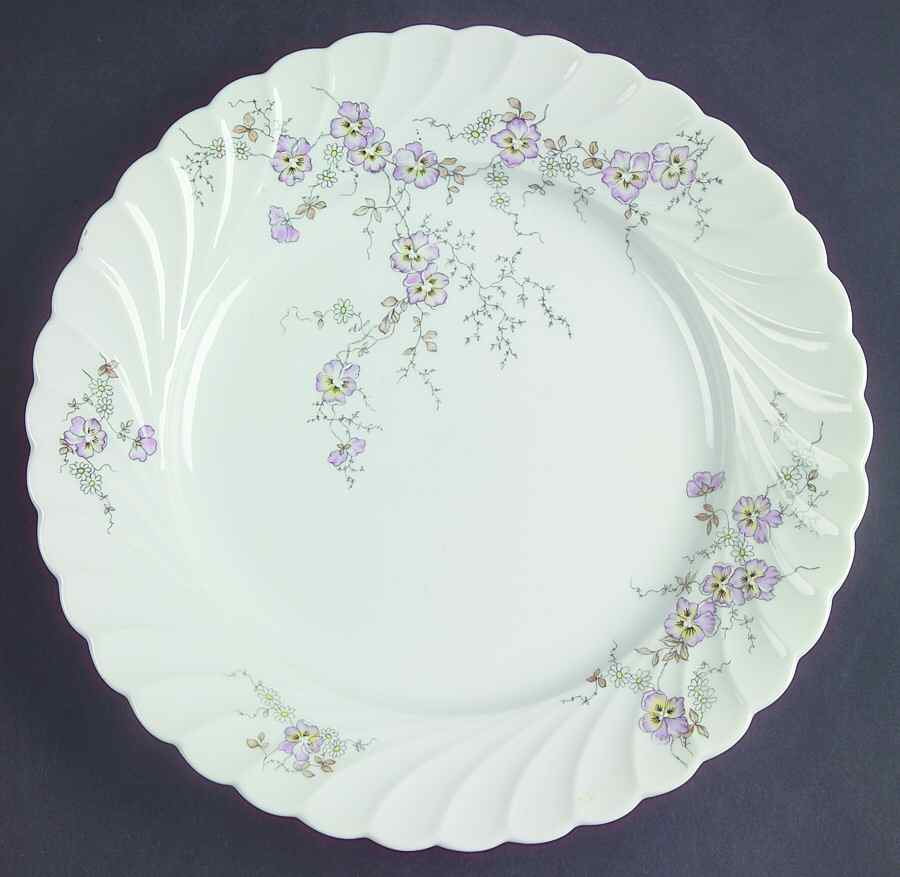 Pansy Luncheon Plate by Porsgrund-1