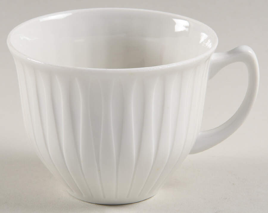 Spire White Flat Cup by Porsgrund-1