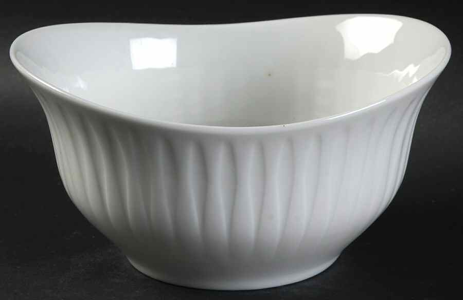 Spire White Gravy Boat by Porsgrund-1