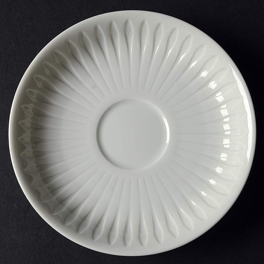 Spire White Saucer for Demitasse Cup by Porsgrund-1