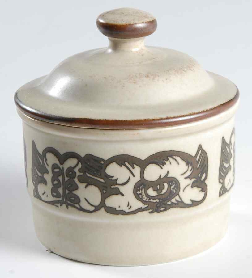 Troll Sugar Bowl & Lid by Porsgrund-1