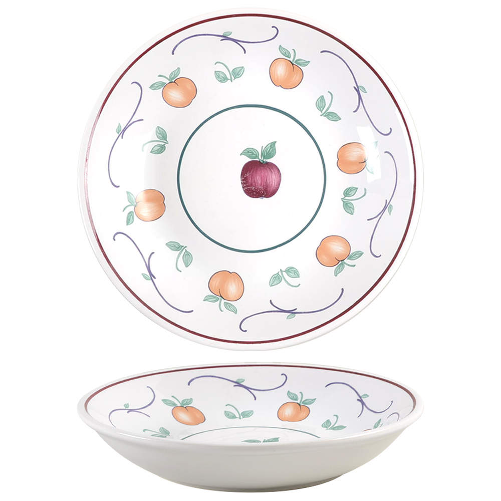 Orchard Medley 9" Individual Pasta Bowl by Princess House-1
