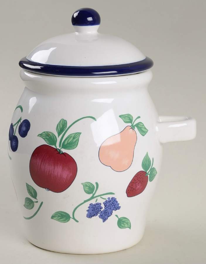 Orchard Medley Coffee Canister & Lid by Princess House-1