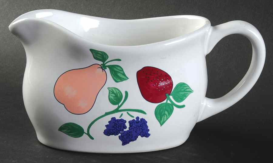 Orchard Medley Gravy Boat by Princess House-1