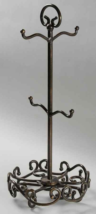 Orchard Medley Metal Mug Tree Holds 4 Mugs by Princess House-1