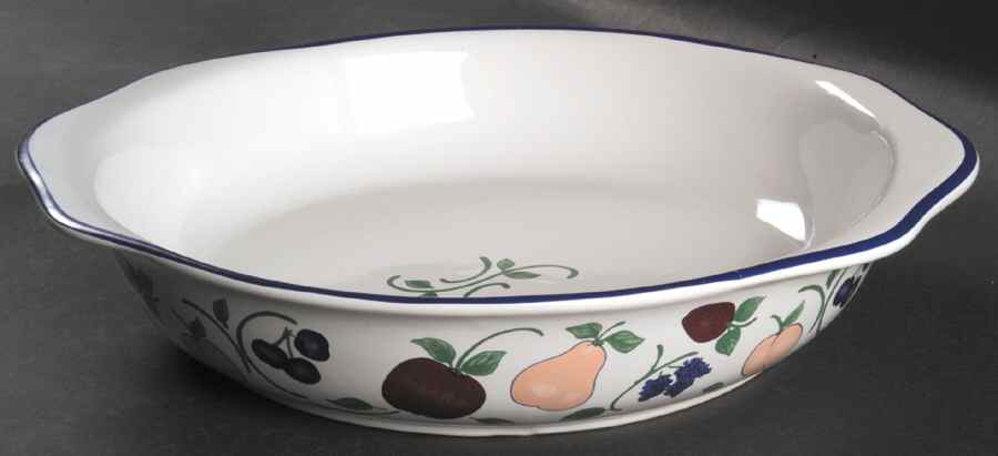 Orchard Medley 11" Round Baker by Princess House-1