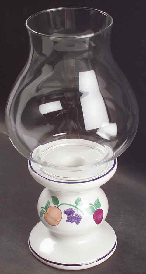 Orchard Medley Hurricane Lamp & Globe by Princess House-1