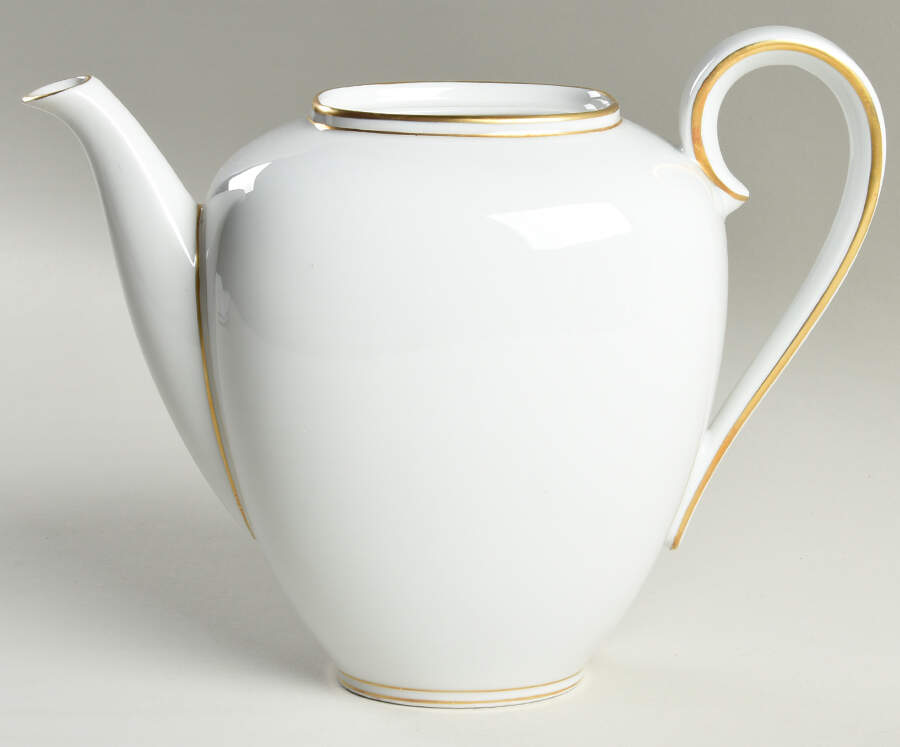 Princess Heritage (Gold Trim) Coffee Pot No Lid by Princess House-1