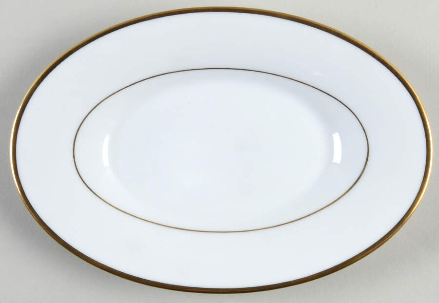 Princess Heritage (Gold Trim) Underplate for Gravy Boat by Princess House-1