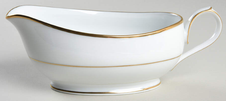 Princess Heritage (Gold Trim) Gravy Boat by Princess House-1