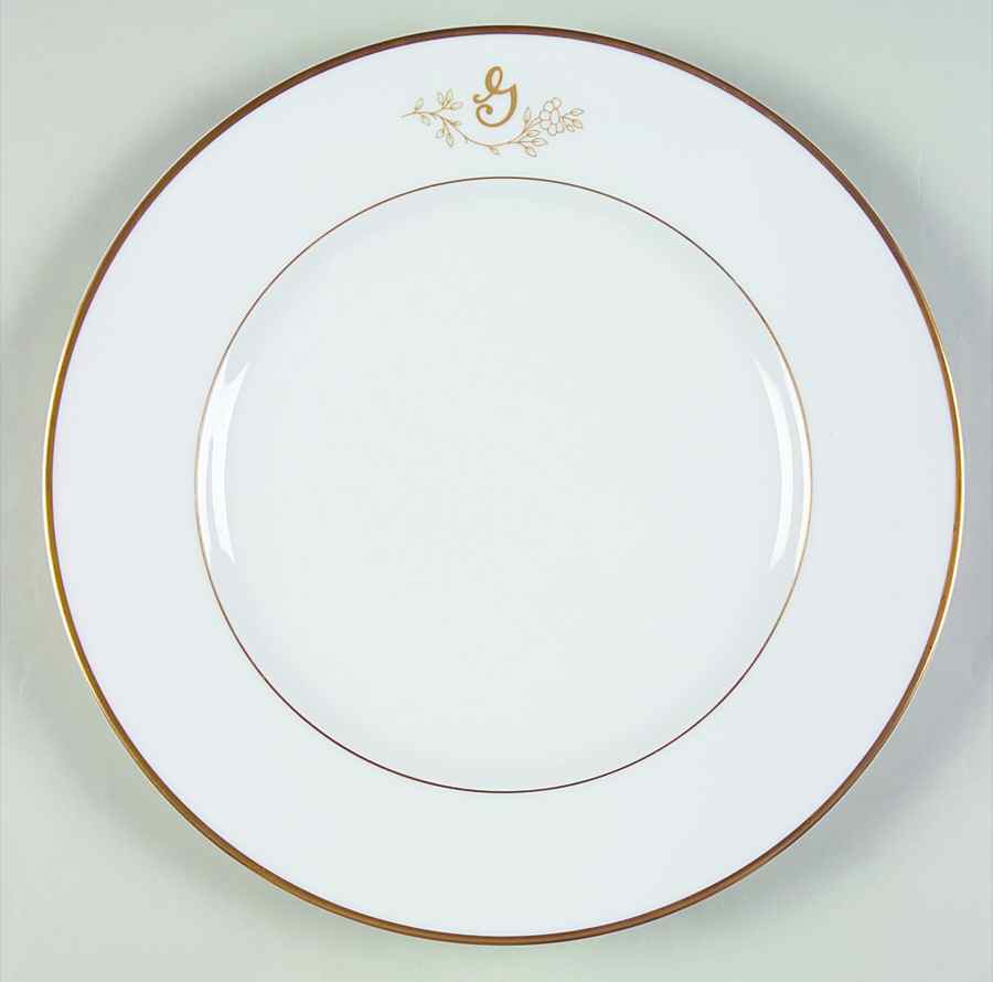 Princess Heritage (Gold Trim) Dinner Plate by Princess House-1