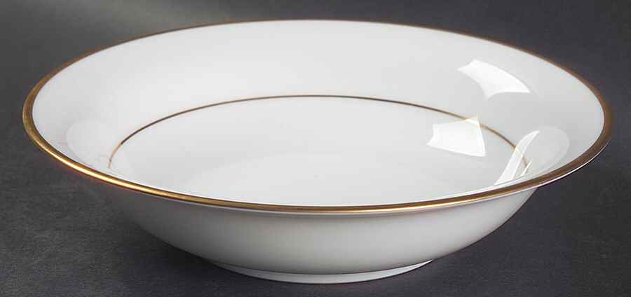 Princess Heritage (Gold Trim) Coupe Soup Bowl by Princess House-1