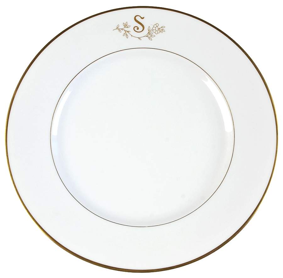 Princess Heritage (Gold Trim) Dinner Plate by Princess House-1