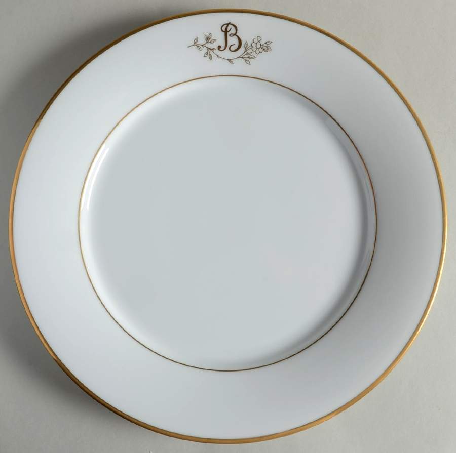 Princess Heritage (Gold Trim) Dinner Plate by Princess House-1