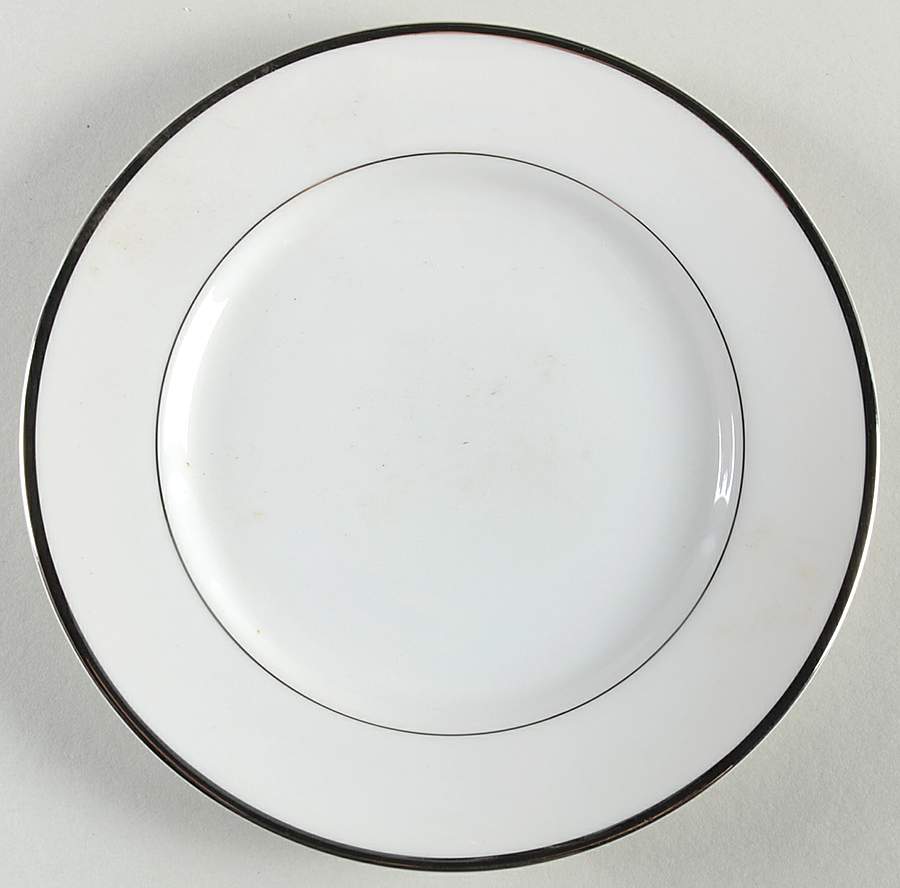 Princess Heritage (Platinum Trim) Bread & Butter Plate by Princess House-1