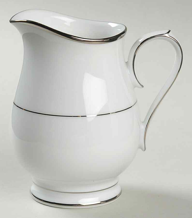 Princess Heritage (Platinum Trim) Creamer by Princess House-1