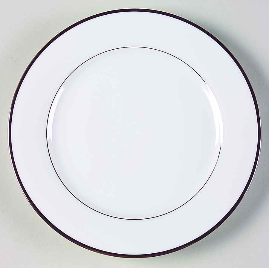 Princess Heritage (Platinum Trim) Luncheon Plate by Princess House-1