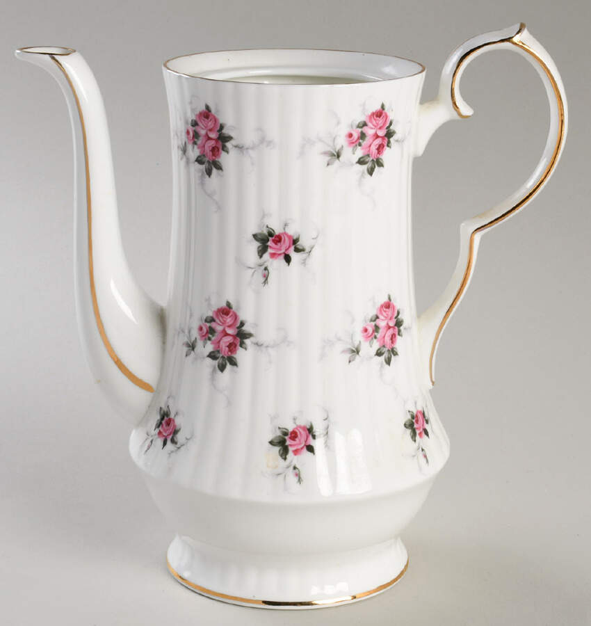 Windsor Rose Coffee Pot No Lid by Princess House-1
