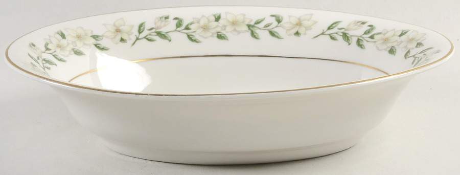 Bridal Wreath 10" Oval Vegetable Bowl by Princess - Empcraft (USA)-1
