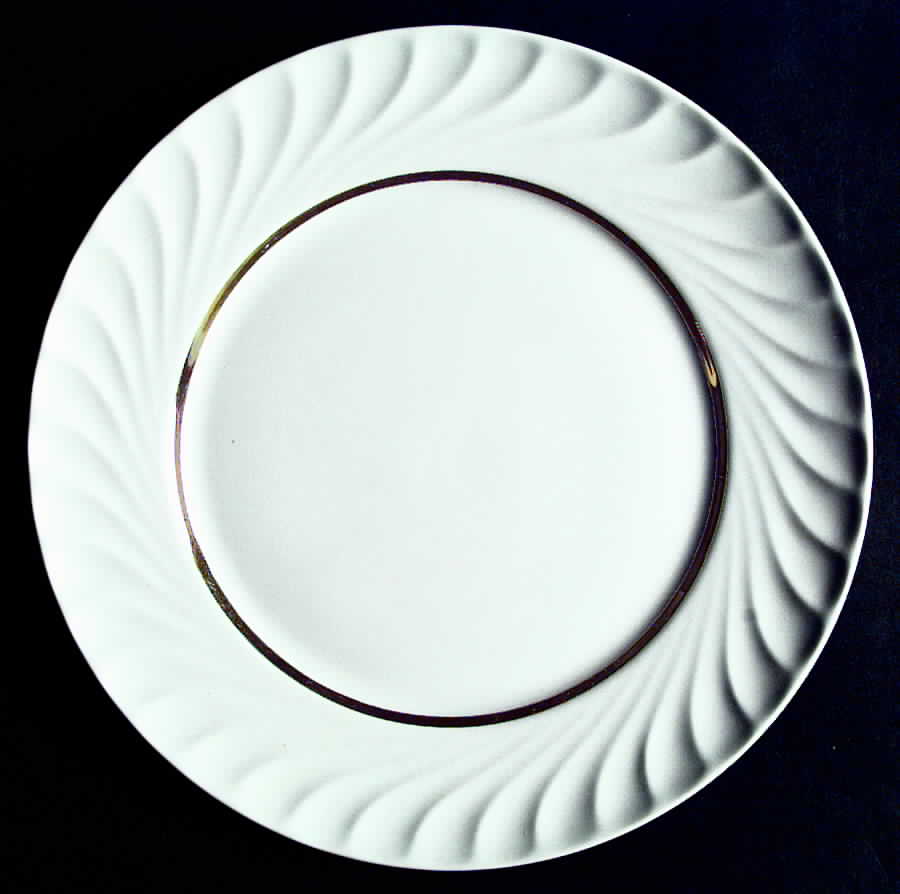 Elegance (Gold Inner Ring) Dinner Plate by Princess - Empcraft (USA)-1