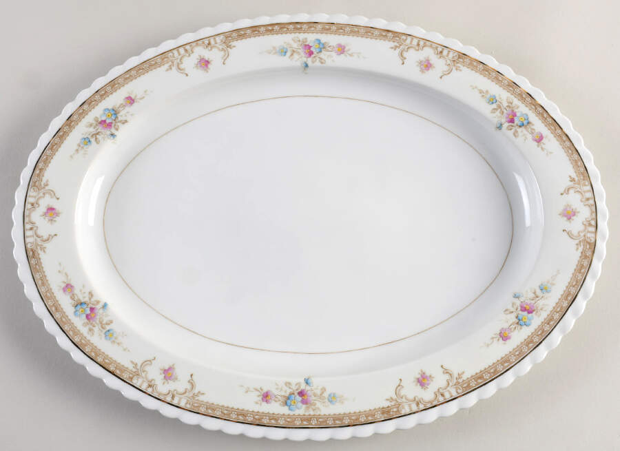 Glenthorne 15" Oval Serving Platter by Princess - Empcraft (USA)-1