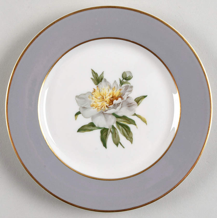 Golden Peony Bread & Butter Plate by Princess - Empcraft (USA)-1