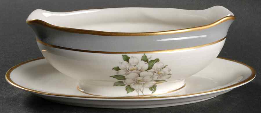 Mayfair Gravy Boat with Attached Underplate by Princess - Empcraft (USA)-1