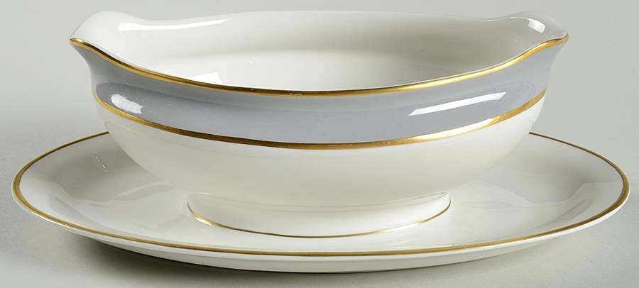 Mayfair Gravy Boat with Attached Underplate by Princess - Empcraft (USA)-1