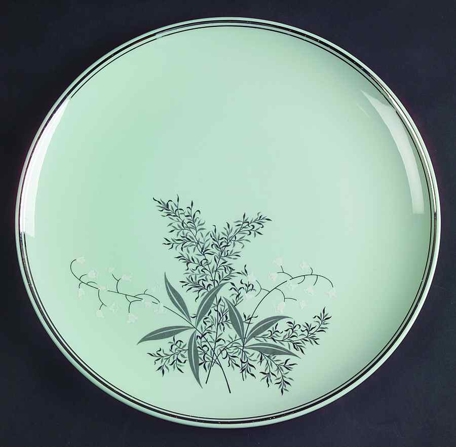 Lady Empire (Platinum Trim) Dinner Plate by Princess - Empcraft (USA)-1