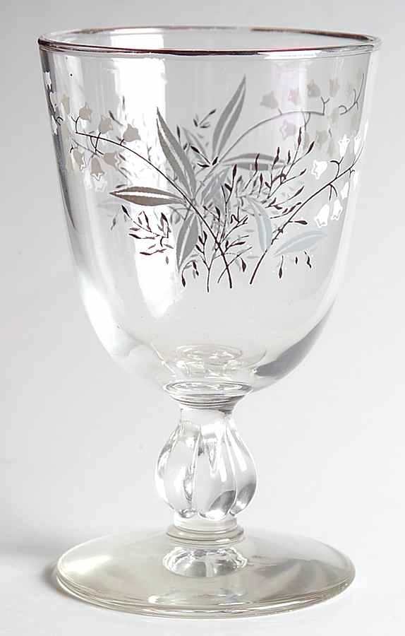 Lady Empire (Platinum Trim) 8 Oz Glassware Goblet by Princess - Empcraft (USA)-1
