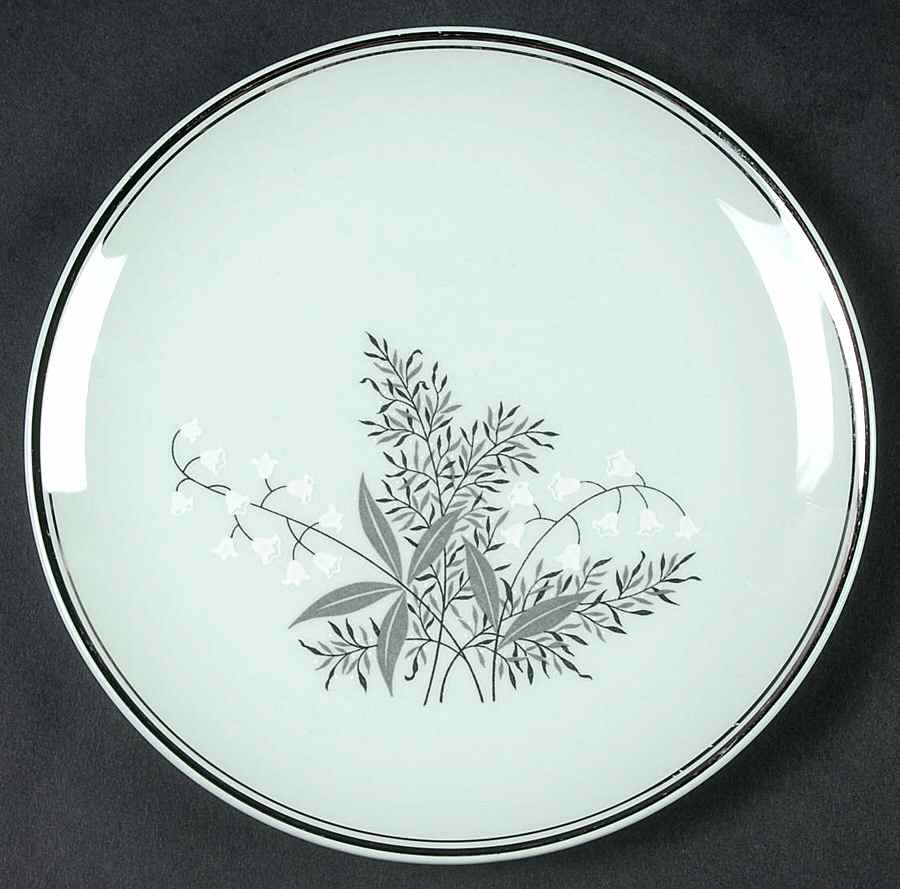Lady Empire (Platinum Trim) Bread & Butter Plate by Princess - Empcraft (USA)-1