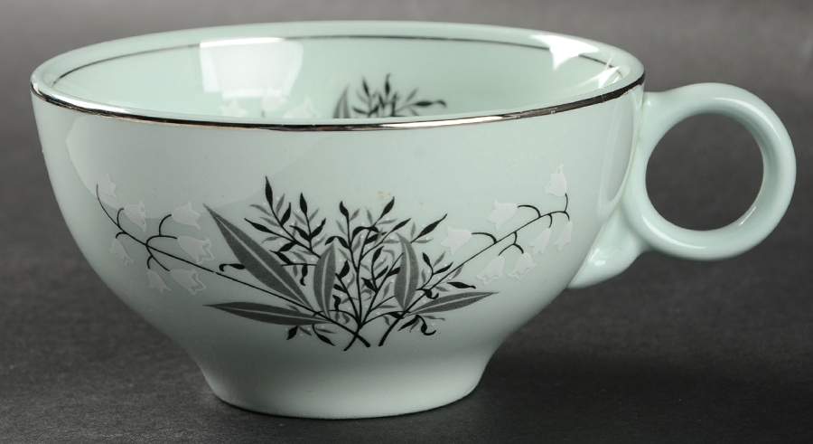 Lady Empire (Platinum Trim) Flat Cup by Princess - Empcraft (USA)-1