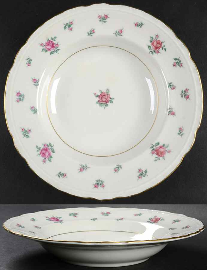 Corsage Rim Soup Bowl by Princess - Empcraft (USA)-1