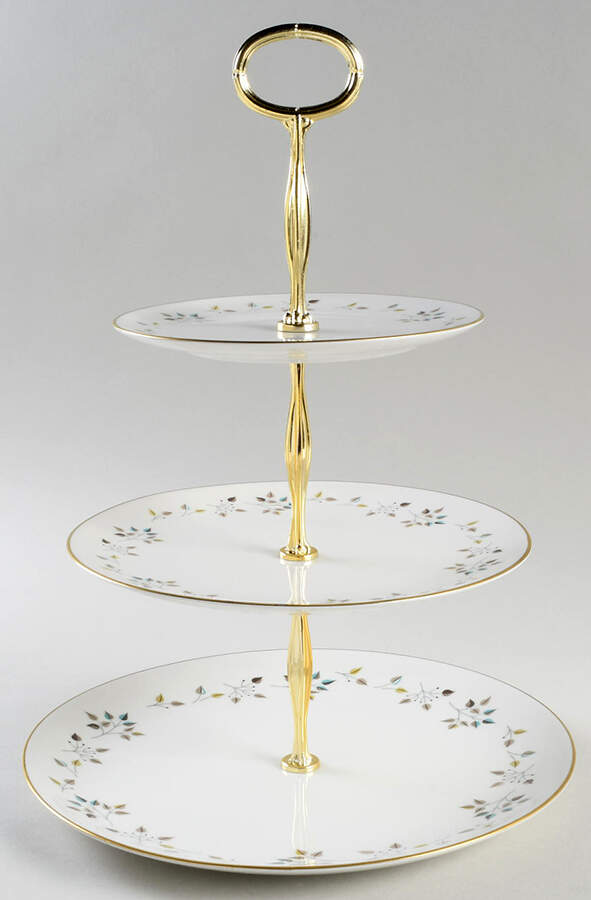 Riviera 13 7/8"-14 1/4" 3-Tiered Serving Tray(DP,SP,BB) HC by Princess - Empcraft (USA)-1