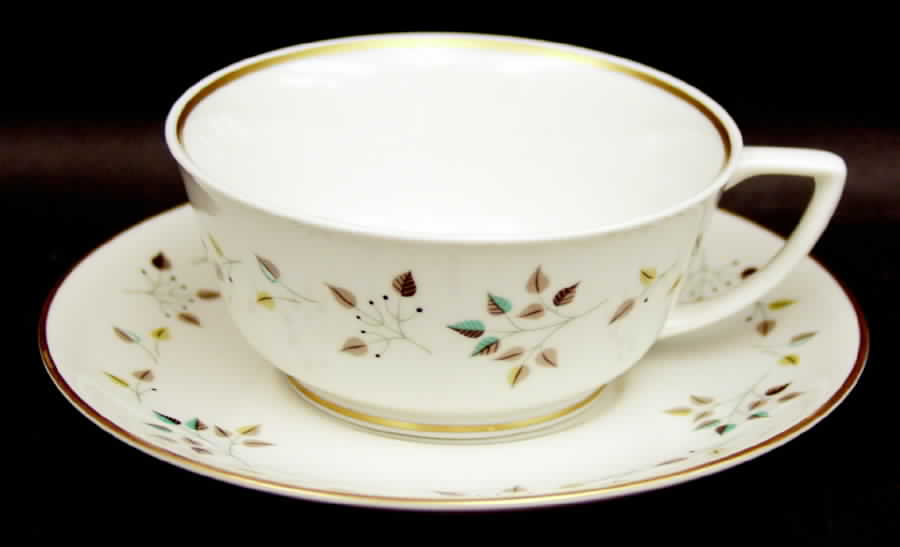 Riviera Footed Cup & Saucer Set by Princess - Empcraft (USA)-1