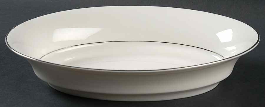 Silver Tiara 10" Oval Vegetable Bowl by Princess - Empcraft (USA)-1