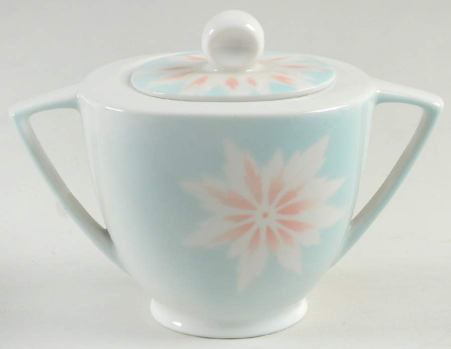 Sunburst Sugar Bowl & Lid by Princess - Empcraft (USA)-1