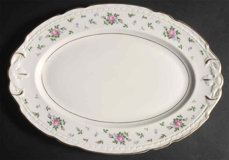 Sweet Briar 15" Oval Serving Platter by Princess - Empcraft (USA)-1