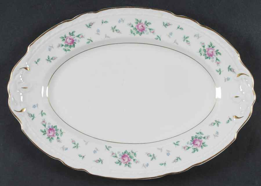 Sweet Briar 13" Oval Serving Platter by Princess - Empcraft (USA)-1