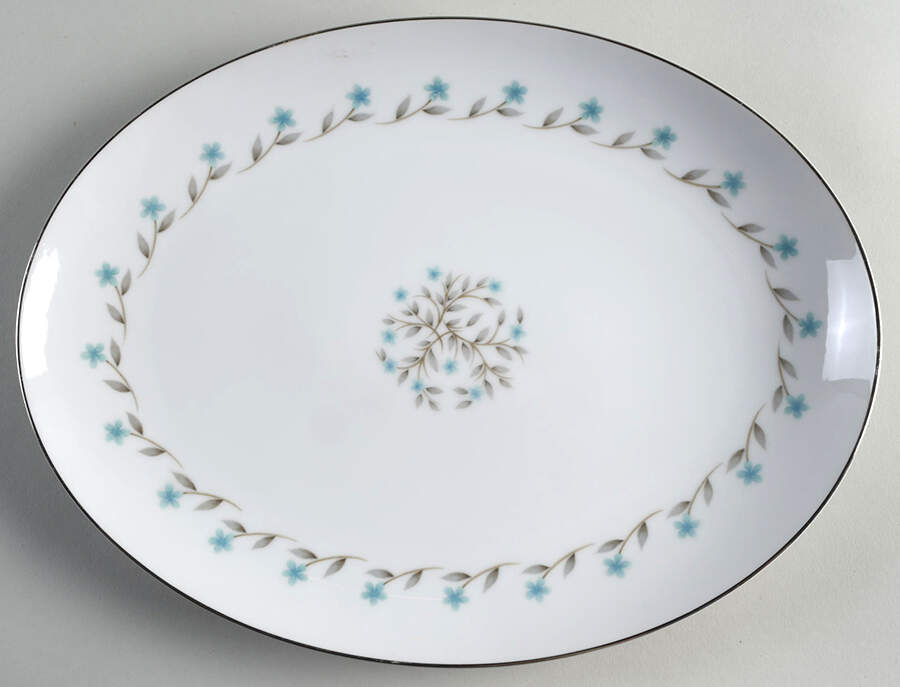Allegro 12" Oval Serving Platter by Princess (Japan)-1
