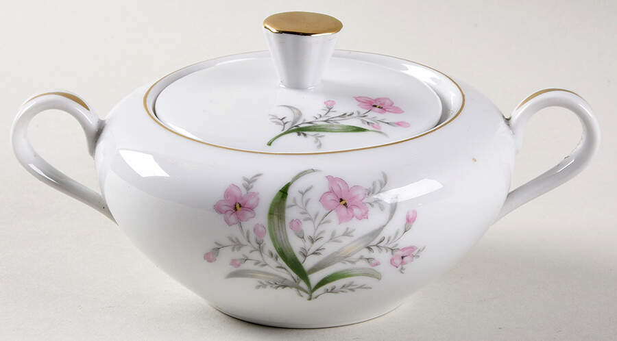 Bolero Sugar Bowl & Lid by Princess (Japan)-1