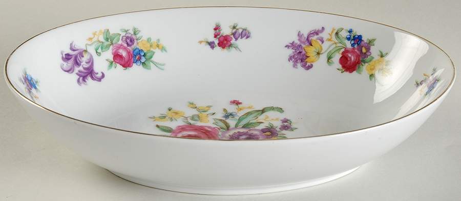 Chelsea (Japan) 10" Oval Vegetable Bowl by Princess (Japan)-1