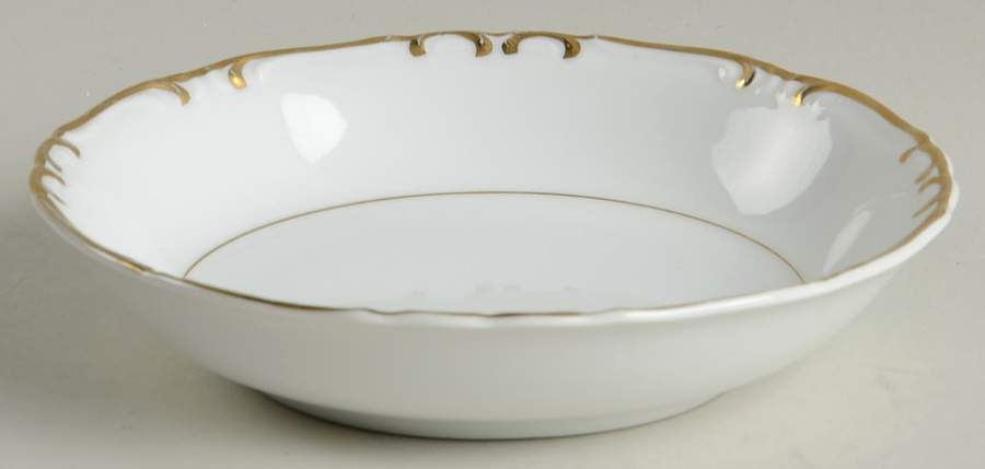 Golden Baroque Fruit/Dessert (Sauce) Bowl by Princess (Japan)-1
