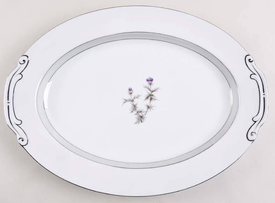Majestic (Japan) #1250 16" Oval Serving Platter by Princess (Japan)-1