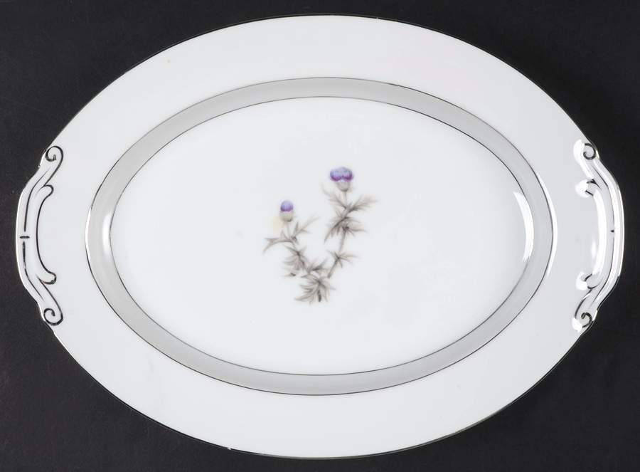 Majestic (Japan) #1250 12" Oval Serving Platter by Princess (Japan)-1